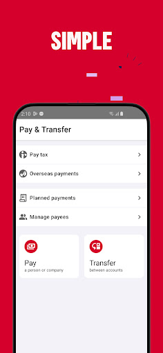 Westpac One NZ Mobile Banking Screen 2