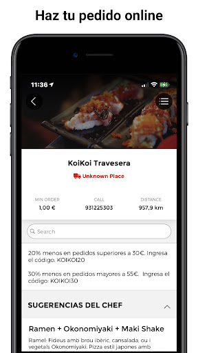 Android application KoiKoi Barcelona screenshort