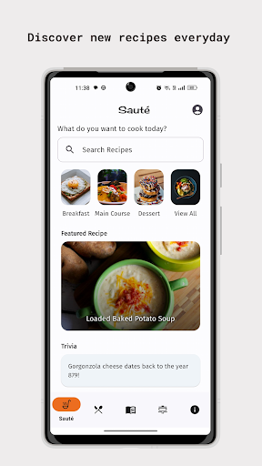 Android application Sauté - Recipes & Meal Planner screenshort