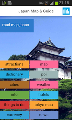 日本オフラインマップ天気ホテルガイド車のレンタルイベントのおすすめ画像1