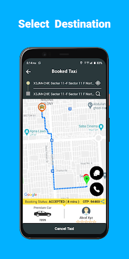Taxii- Request Ride and Earn Screen 3