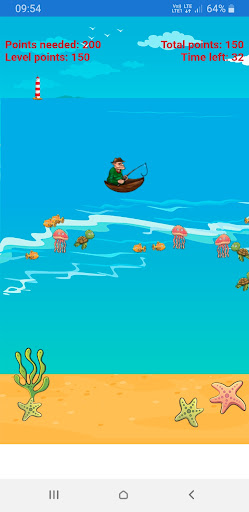 Android application Fish counter screenshort