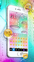 screenshot of Rainbow Waterdrops Keyboard Th