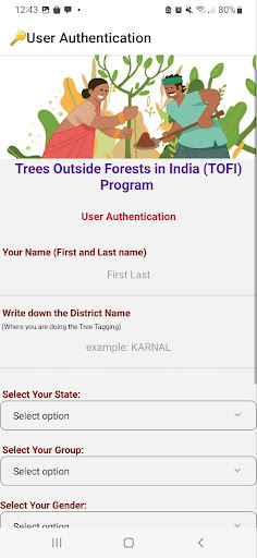 TOFI app Screen 2
