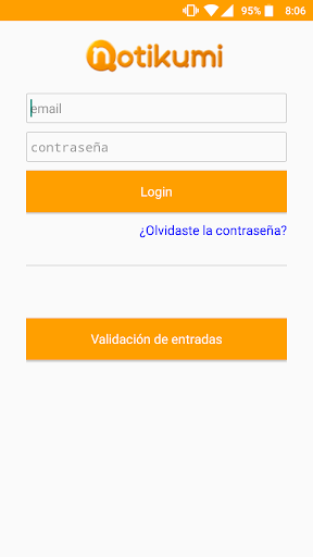 Android application Notikumi Profesionales screenshort