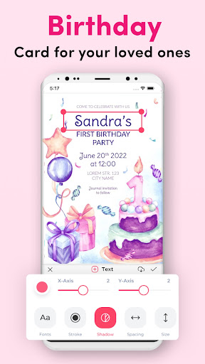 Screenshot of Invitation Maker - Card Design