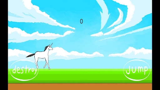 Android application Unicorn to Run screenshort