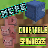 Craftable SpawnEggs MCPE Addon icon