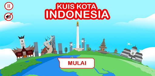 Android application Kuis Kota Indonesia screenshort