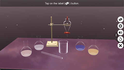 Android application Immiscible Liquids screenshort
