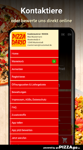 Pizza Dario Lauf an der Pegnit Screen 3