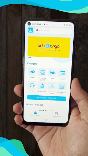 Android application Beliwarga | Temukan Bisnis Lok screenshort
