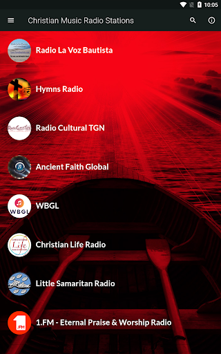 Android application Christian Music Radio Stations screenshort