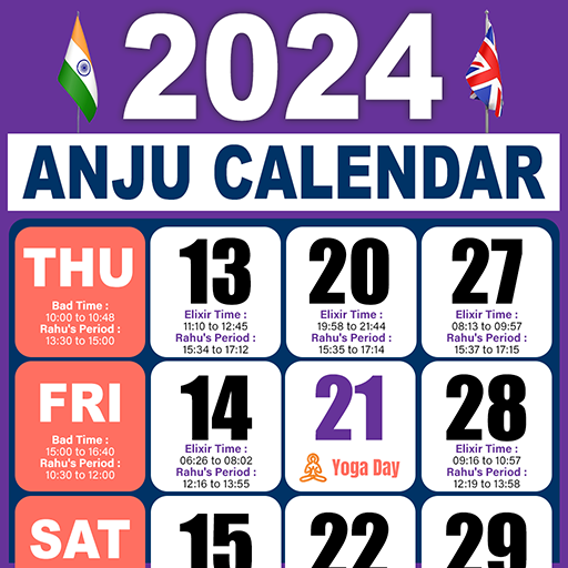Anju Calendar 2024 Download on Windows