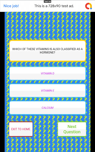 Appsolutely Pointless Quiz Screen 2