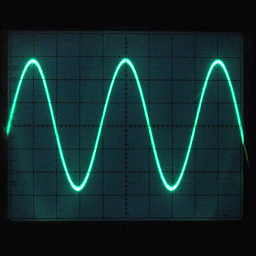 Imagen de ícono de osciloscopio onda sonora