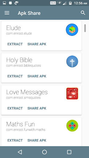 Android application ApkShare & Apk Backup screenshort