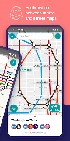 Chicago L Metro Mapのおすすめ画像2