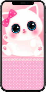 Captura 3 Fondos Gato Kawaii android