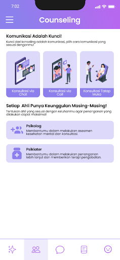 Android application Mentalove screenshort