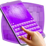 Purple 3D Keyboard icon