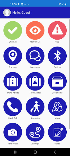 Android application Ronin Track screenshort