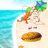 Beach!Donut Boy and Girl Trial icon