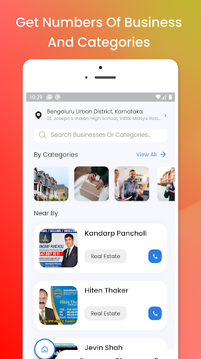Android application GAD (Gujarat Abroad Directory) screenshort