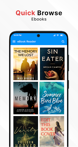 Android application Ebook Reader screenshort