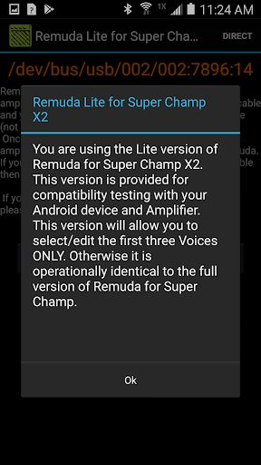 Android application Remuda/SC Lite screenshort