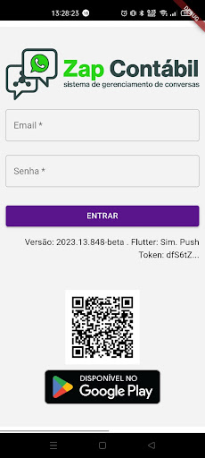 Android application Zap Contábil screenshort