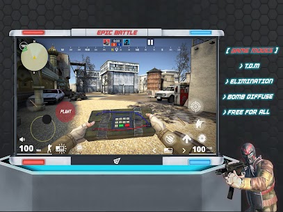 Epic Battle MOD APK: CS GO Mobile Game (Unlimited Bullet) 7