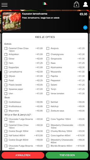 Tastefull Delivery Screen 2