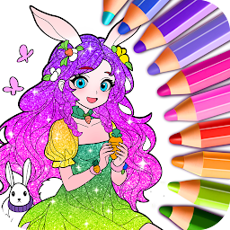 プリンセスゲーム：ファンタジーぬりえ Mod Apk