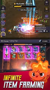 Self-Service Knight : idle RPG - Screenshot 2
