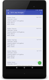 MPG Mileage Tracker