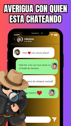 Android application Con Quien Chatea Mi Pareja screenshort