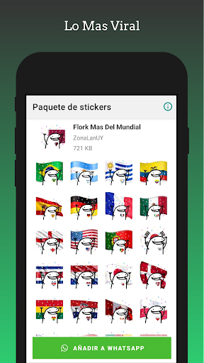 Stickers Flork Mas Del Mundial