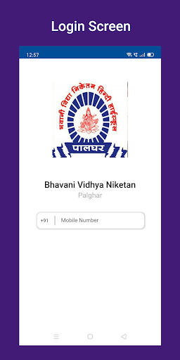Android application Bhavani Vidhya Niketan screenshort