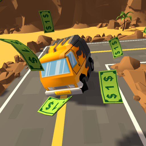 ZigZag Racer Cars : Money Bump  Icon