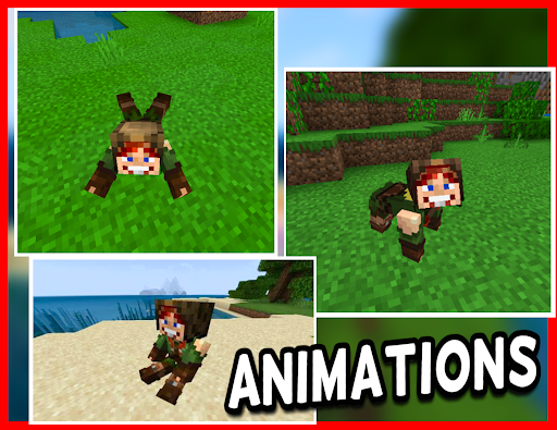 Android application Mod More Body Actions MCPE screenshort