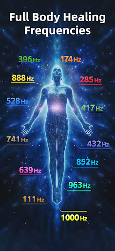 Screenshot of Frequency Healing Sounds Hertz