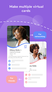 HiHello Digital Business Card Screenshot