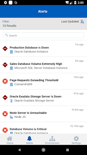 Oracle Management Cloud Screen 2