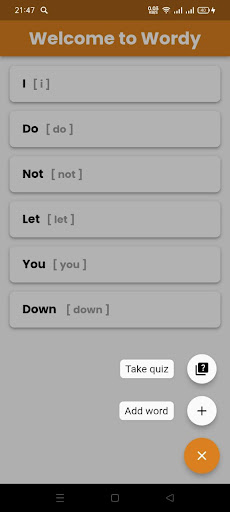 Wordy Screen 3