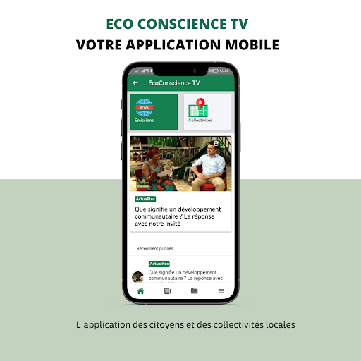 Android application Eco Conscience TV screenshort