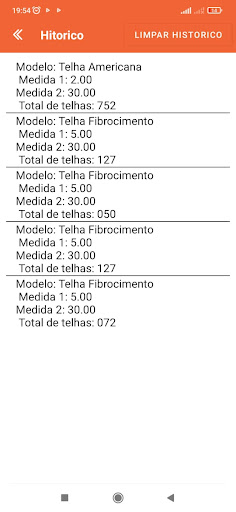 Calcular Telhas Screen 3