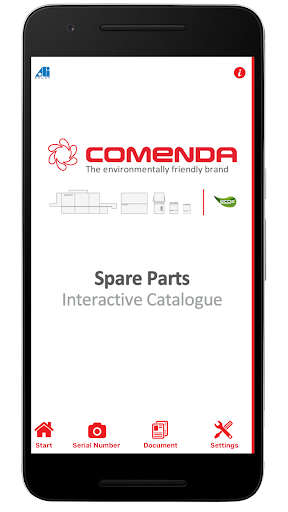 Android application Comenda Spare Parts screenshort