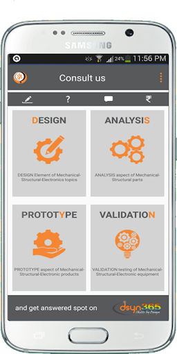 Android application dsynPOST : a DESIGN collaborat screenshort