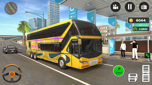 Android application Bus Simulator 3D: Bus Games screenshort
